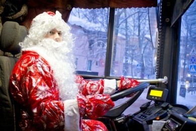 В новогоднюю ночь организовано дополнительное движение транспорта