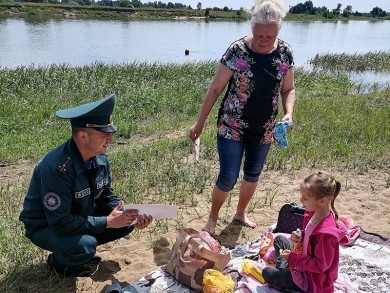 Спасатели напоминают бобруйчанам о правилах поведения на водоемах