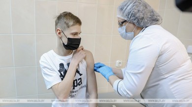 Вакцинация детей против инфекции COVID-19 началась в Беларуси