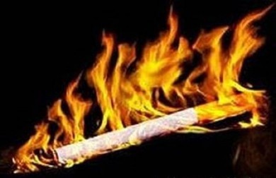 На пожаре в Бобруйске пострадал человек