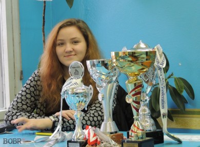 Учащаяся Центра творчества Вера Хващинская стала чемпионкой Беларуси по русским шашкам