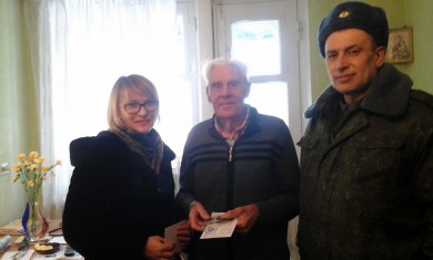 В Ленинском районе г.Бобруйска ветеранам Великой Отечественной войны вручены 140 юбилейных медалей
