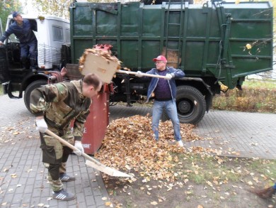 В Ленинском районе г.Бобруйска прошел субботник