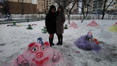 «Смешарики и Все-Все-Все» или Как проводят зимние прогулки в ГУО «Ясли-сад № 30 г. Бобруйска»