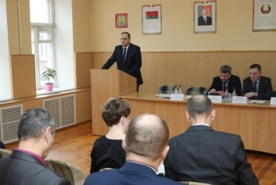 Министр ЖКХ Беларуси Александр Терехов встретился с коллективом «Бобруйскжилкомхоз»
