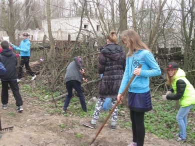 Красавік – месяц навядзення парадку ў Ленінскім раёне