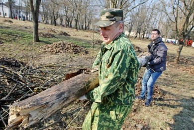 В Бобруйске прошел городской субботник