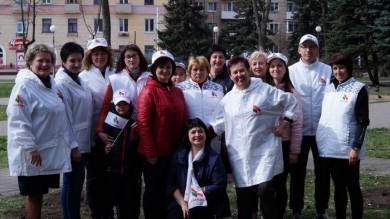 В Бобруйске на улице Минской была заложена новая аллея
