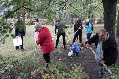 В Ленинском районе города Бобруйска прошел субботник