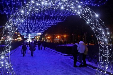 Огни родного города! Праздничная иллюминация радует бобруйчан