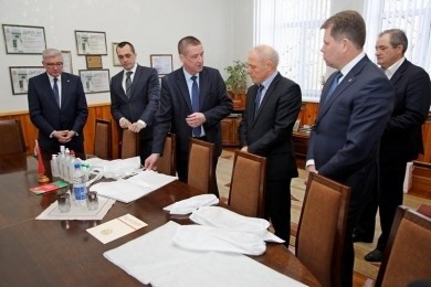 Леонид Заяц с рабочим визитом посетил Бобруйск. В центре внимания работа ОАО «Славянка» и ОАО «Бобруйский завод биотехнологий»