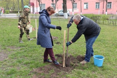 В Ленинском районе г.Бобруйска прошел республиканский субботник