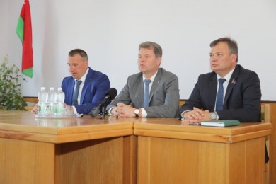 Александр Студнев встретился с трудовым коллективом ГУКДП «Межрайонный домостроительный комбинат»