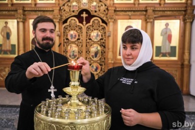 Матушка Дарья из Бобруйска имеет черный пояс по карате и учит землячек тай-бо