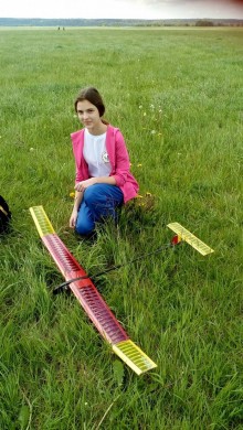 Первая девушка в истории бобруйского авиамоделизма примет участие в республиканских соревнованиях