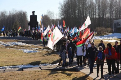 Фотофакт: в Хатыни прошел митинг-реквием, посвященный 79-й годовщине трагедии.