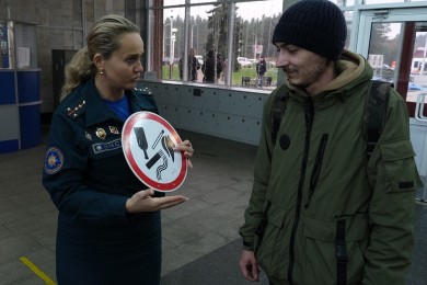 Акция от МЧС прошла на «Белшине». Бобруйск