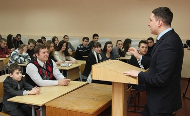 Главный редактор газеты «Бабруйскае жыццё» встретился со студентами БГЭУ: «Каждый из вас может создавать новости»