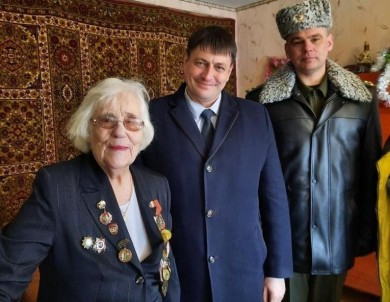 В Ленинском районе г. Бобруйска в преддверии Дня защитников Отечества и Вооруженных Сил Республики поздравили ветеранов Великой Отечественной войны