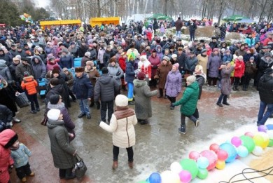 В масленичных гуляниях в парке приняли участие свыше 25 тысяч бобруйчан