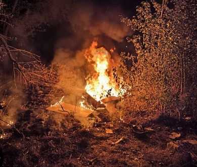 Горящая земля: на пожаре в Бобруйске погиб человек