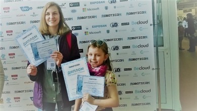 Призовые места на выставке «Роботикон»